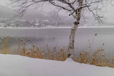 吹雪の中を一人寂しく旅をするイメージの切ないピアノバラート「孤独の旅人」